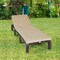 Costway Outdoor Rattan Lounge Chair Chaise Recliner Adjustable Cushioned Patio